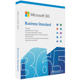 Microsoft M365 Bus Standard Retail Portuguese Subscription P8 EuroZone 1 License Medialess 1 Year