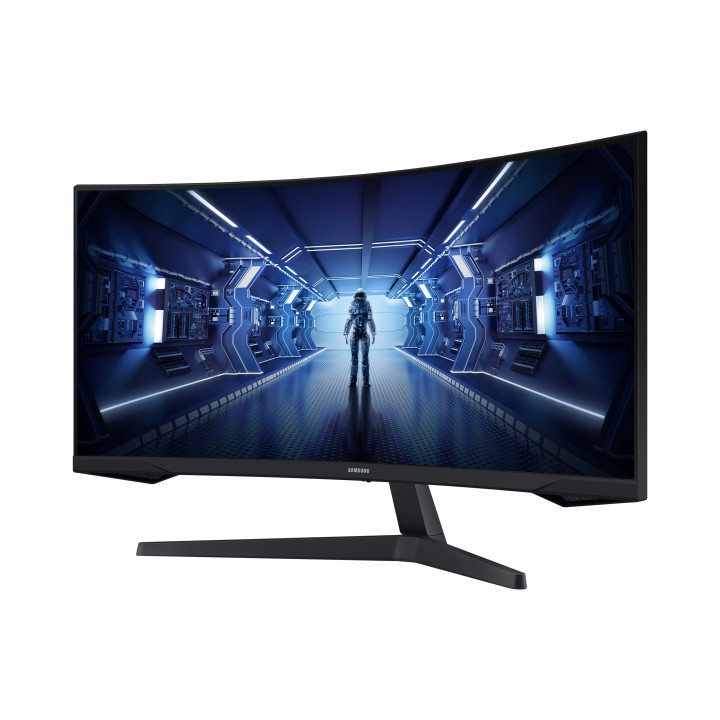 Samsung Odyssey G55T monitor de ecrã 86,4 cm (34") 3440 x 1440 pixels UltraWide Dual Quad HD LED Preto