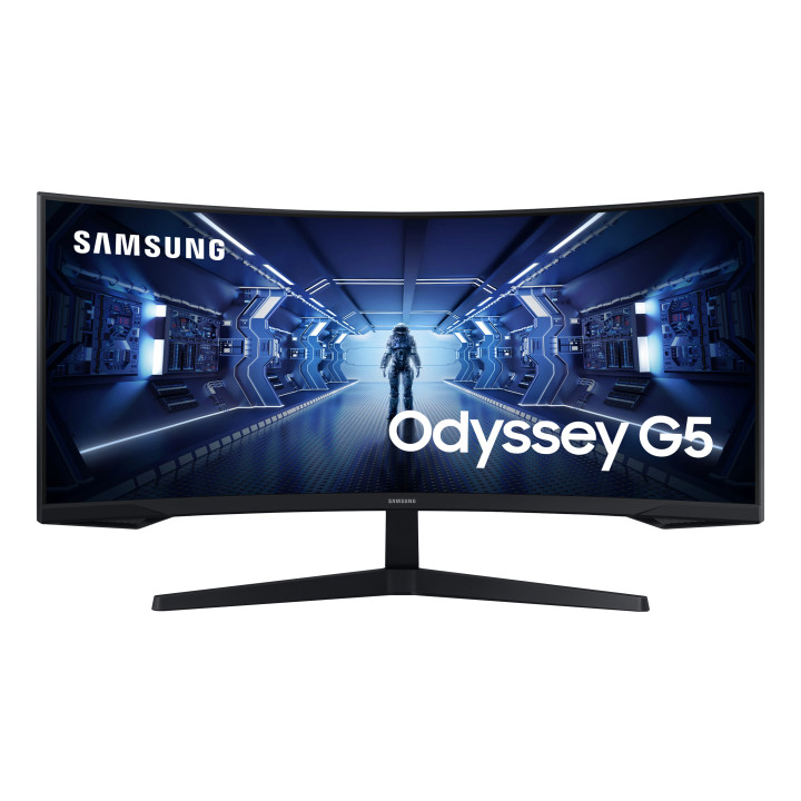 Samsung Odyssey G55T monitor de ecrã 86,4 cm (34") 3440 x 1440 pixels UltraWide Dual Quad HD LED Preto