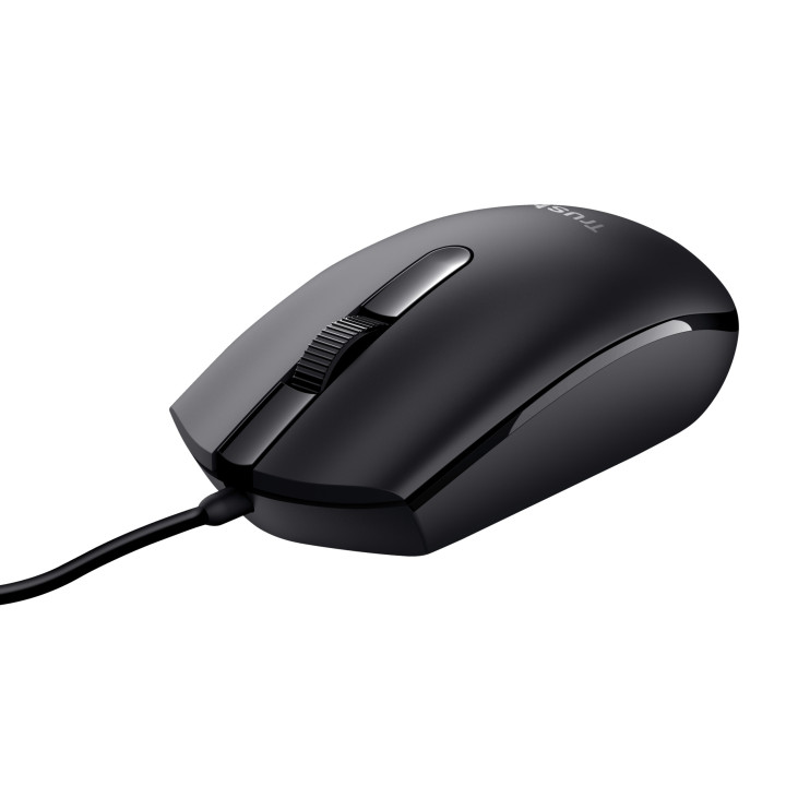 Trust Basi rato Ambidestro USB Type-A Ótico 1200 DPI