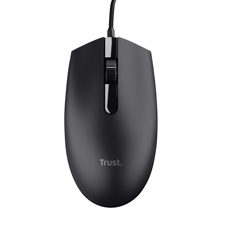 Trust Basi rato Ambidestro USB Type-A Ótico 1200 DPI