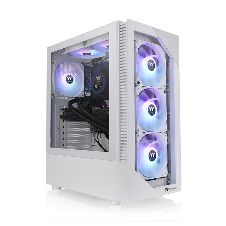 Thermaltake View 200 TG Snow ARGB Midi Tower Branco