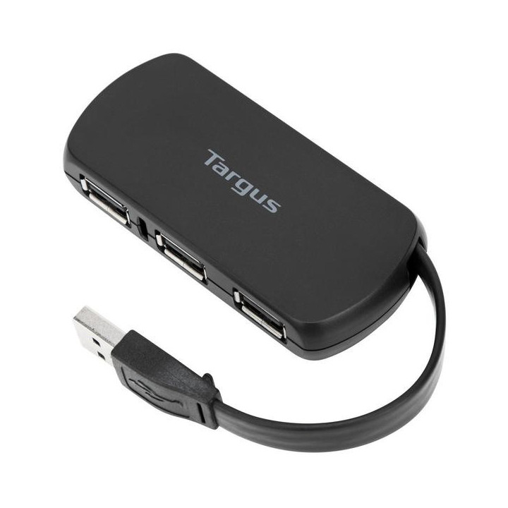 Targus ACH114EU hub de interface USB 2.0 480 Mbit s Preto