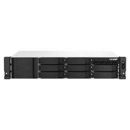 QNAP TS-864EU-RP-8G servidor NAS e de armazenamento Rack (2U) Ethernet LAN Preto