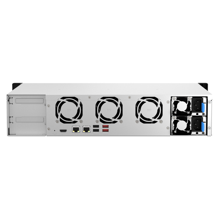 QNAP TS-864EU-RP-8G servidor NAS e de armazenamento Rack (2U) Ethernet LAN Preto