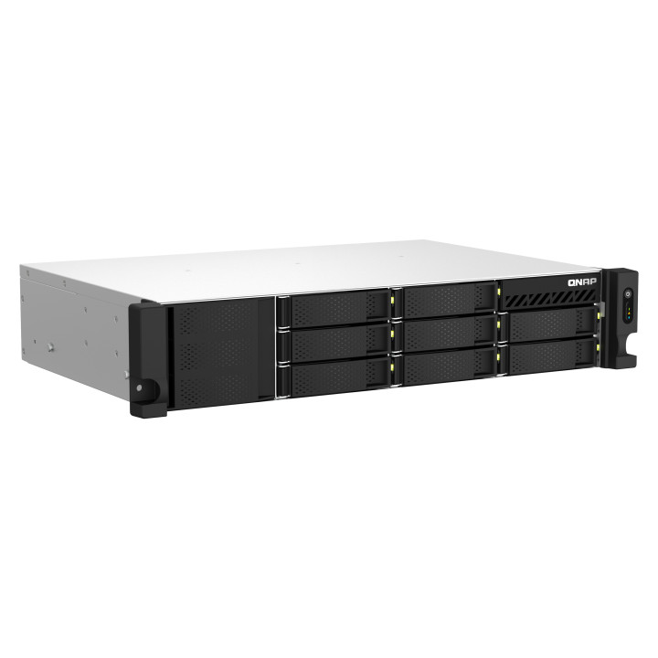QNAP TS-864EU-RP-8G servidor NAS e de armazenamento Rack (2U) Ethernet LAN Preto
