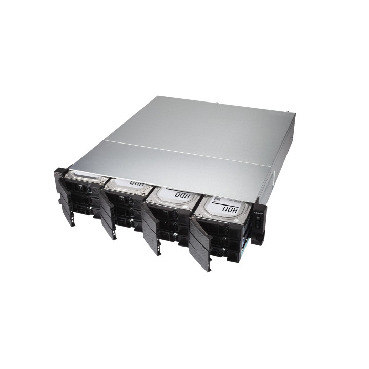 QNAP TS-H1886XU-RP-R2 NAS Rack (3U) Ethernet LAN Preto, Cinzento D-1622