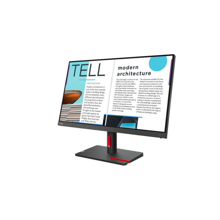 Lenovo ThinkVision S25e-30 LED display 62,2 cm (24.5") 1920 x 1080 pixels Full HD Cinzento