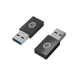 Conceptronic DONN10G adaptador para cabos USB A USB C Preto