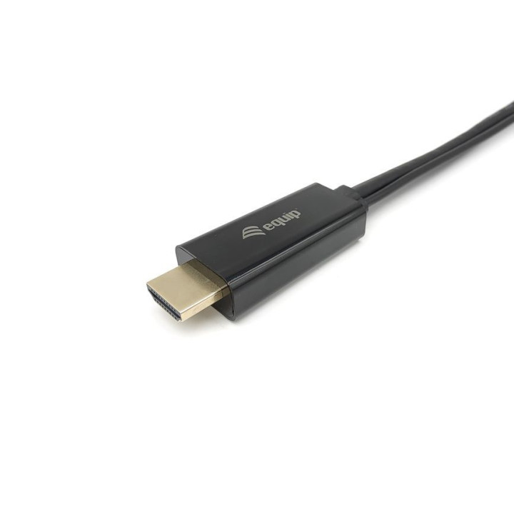 Equip 119039 adaptador de cabo de vídeo 0,15 m HDMI Type A (Standard) DisplayPort Preto