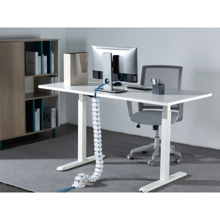 Organizador de cabos Equip Flexível Branco