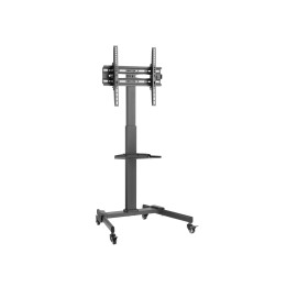 Equip 650607 mesa & suporte audiovisual Preto Tela plana Carrinho multimédia