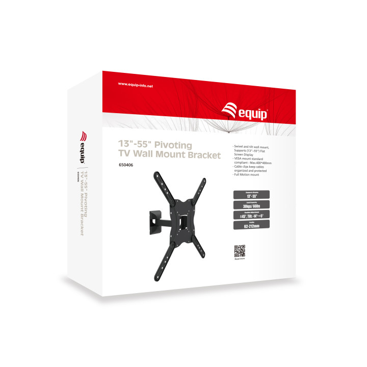 Equip 650406 suporte para TV 139,7 cm (55") Preto