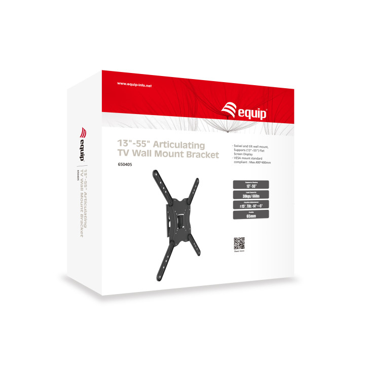 Equip 650405 suporte para TV 139,7 cm (55") Preto