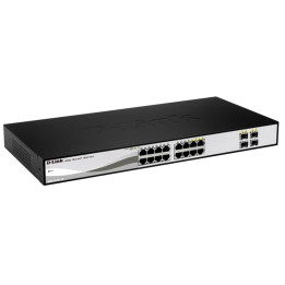 D-Link DGS-1210-16 Gerido L2 Gigabit Ethernet (10 100 1000) Preto