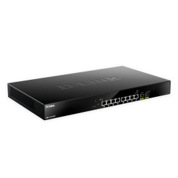 D-Link DMS-1100-10TP switch de rede Gerido L2 2.5G Ethernet (100 1000 2500) Power over Ethernet (PoE) 1U Preto