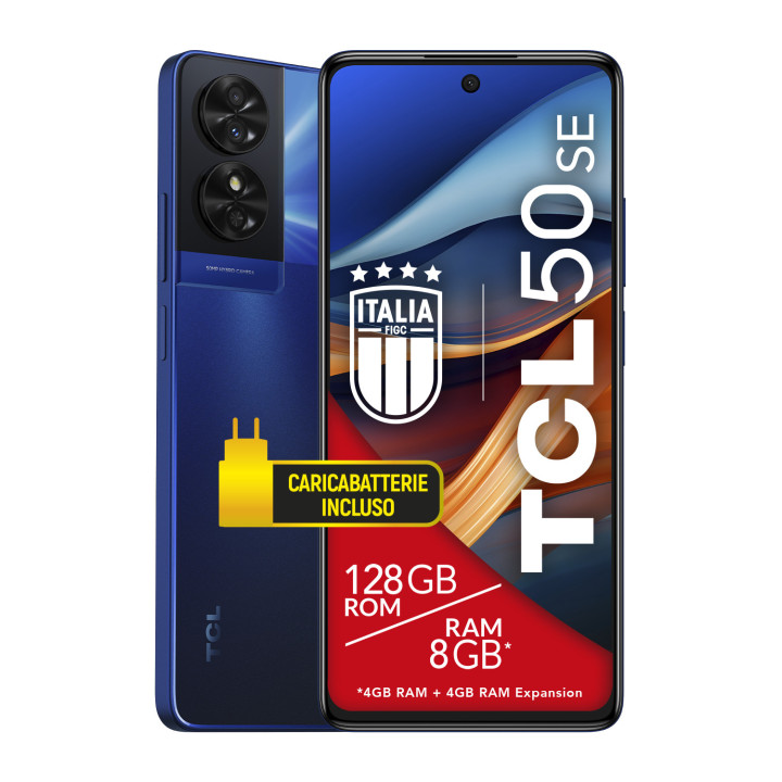 TCL 50 SE 17,2 cm (6.78") Dual SIM Android 14 4G USB Type-C 6 GB 256 GB 5010 mAh Azul