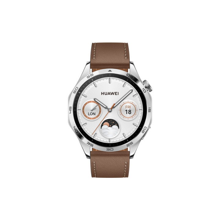 Huawei WATCH 4 3,63 cm (1.43") AMOLED 46 mm Digital 466 x 466 pixels Ecrã táctil Aço inoxidável GPS