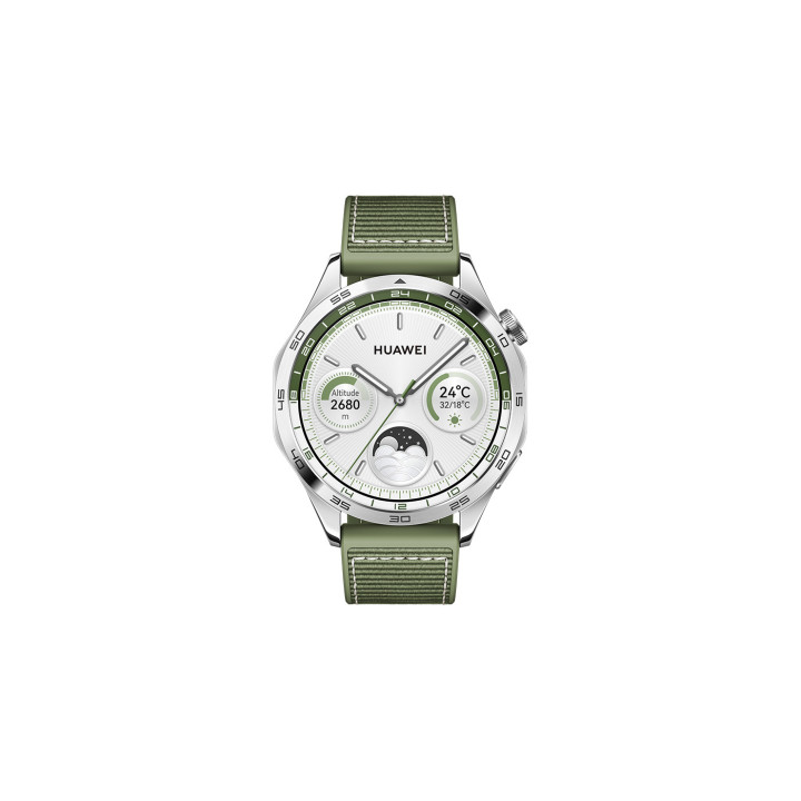 Huawei WATCH GT 4 3,63 cm (1.43") AMOLED 46 mm Digital 466 x 466 pixels Aço inoxidável Wi-Fi GPS