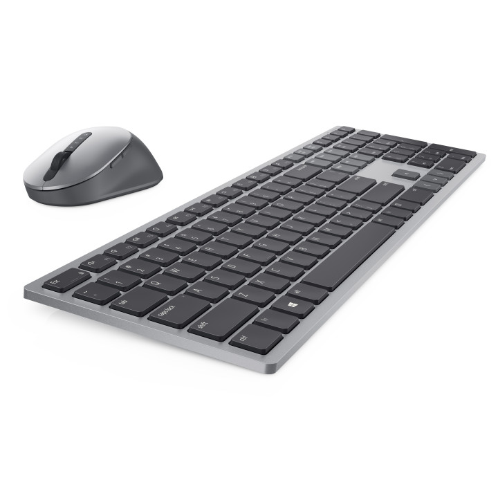 DELL KM7321W teclado Rato incluído RF Wireless + Bluetooth QWERTY Português Cinzento, Titânio
