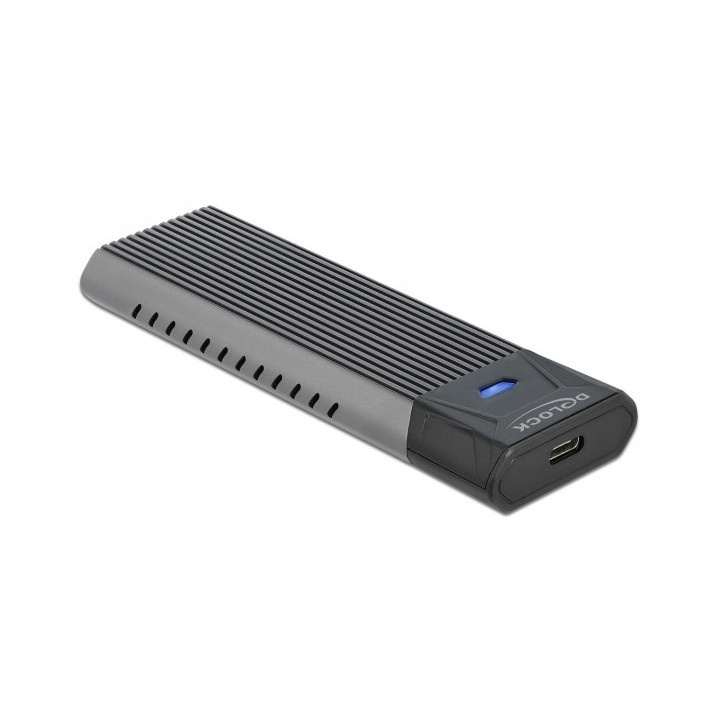 DeLOCK 42638 Caixa para Discos Rígidos Compartimento SSD Preto, Cinzento M.2