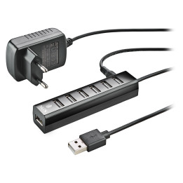 NGS IHUB7 TINY USB 2.0 480 Mbit s Preto