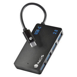 NGS WONDER IHUB4 USB 3.2 Gen 1 (3.1 Gen 1) Type-A 480 Mbit s Preto