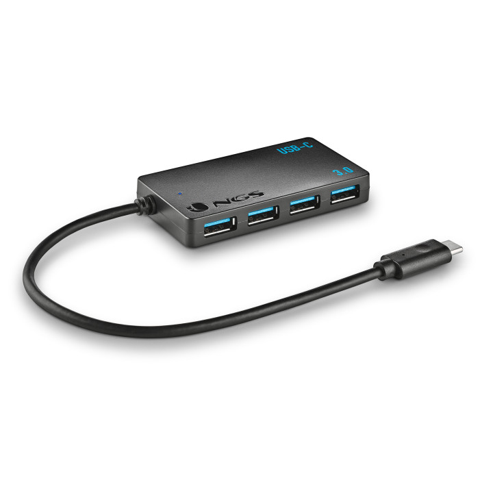 NGS WONDER IHUB4 USB 3.2 Gen 1 (3.1 Gen 1) Type-A 480 Mbit s Preto