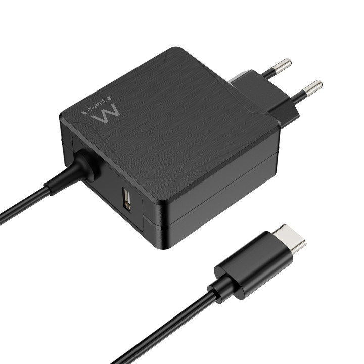 Ewent EW3978 carregador de dispositivos móveis Computador portátil Preto AC Carregamento rápido Interior