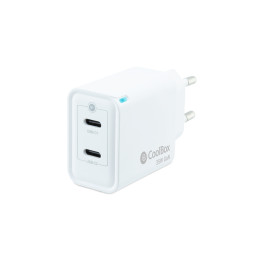 CoolBox COO-CUP-35CC carregador de dispositivos móveis Universal Branco AC Interior
