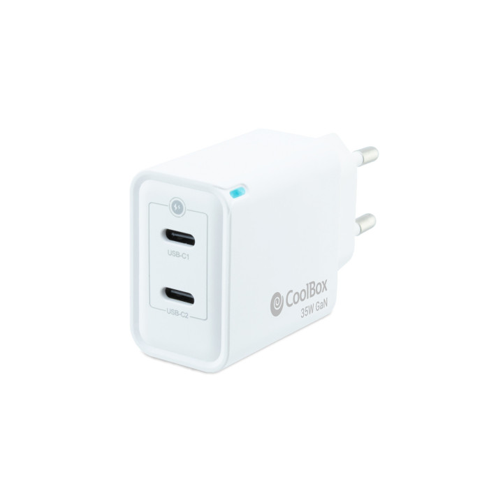 CoolBox COO-CUP-35CC carregador de dispositivos móveis Universal Branco AC Interior