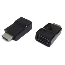 Gembird A-HDMI-VGA-001 adaptador para cabos Preto