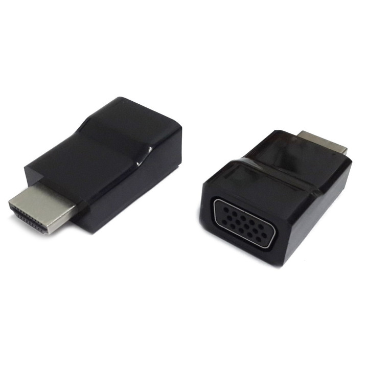 Gembird A-HDMI-VGA-001 adaptador para cabos Preto
