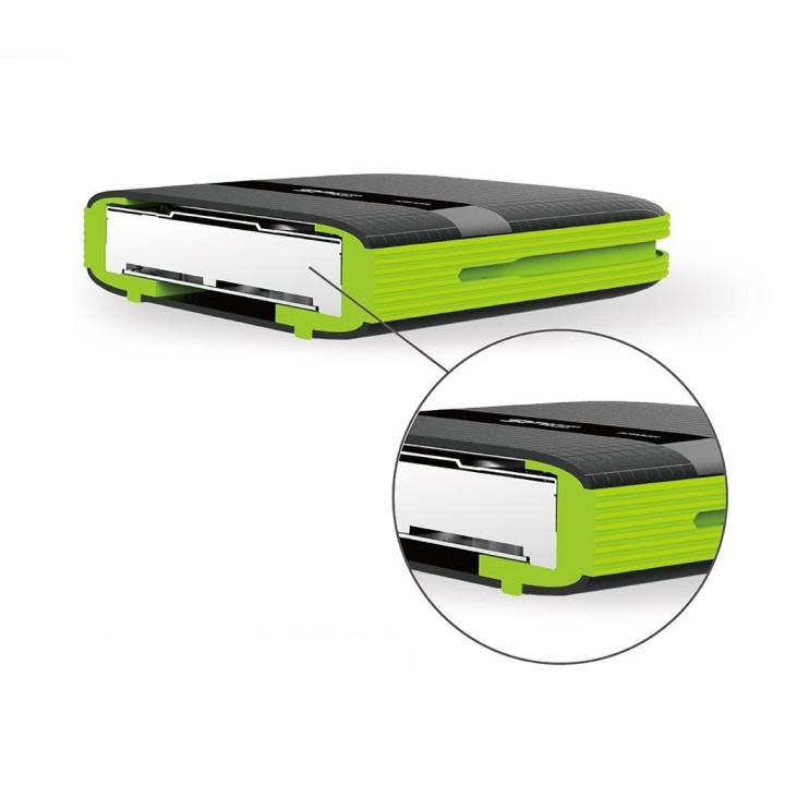 Silicon Power Armor A60 disco externo 4 TB Preto, Verde