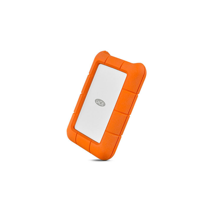LaCie Rugged USB-C disco externo 2 TB Laranja, Prateado
