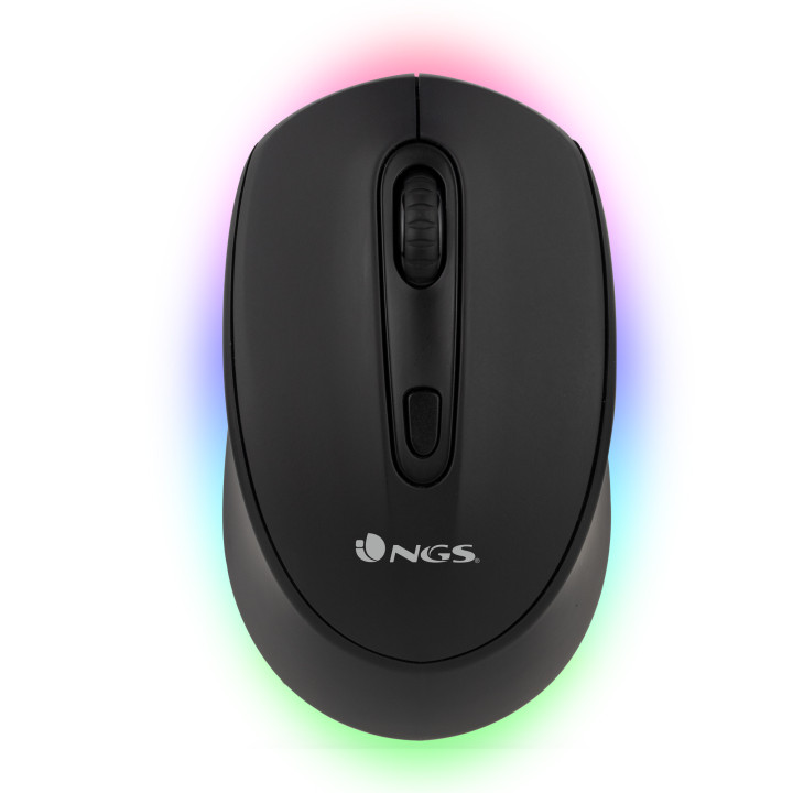 NGS SMOG-RB rato Ambidestro RF Wireless + Bluetooth Ótico 2400 DPI