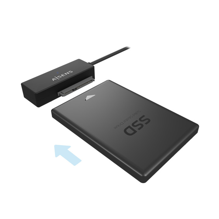 AISENS ASE-35A01B Caixa para Discos Rígidos Compartimento HDD SSD Preto 2.5 3.5"