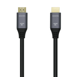 AISENS A150-0429 cabo HDMI 3 m HDMI Type A (Standard) Preto, Cinzento