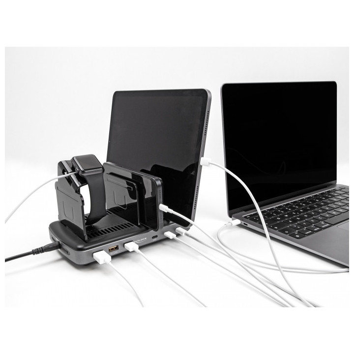 Delock USB Charging Station with 3 x USB Type-C™ PD + 3 x USB Type-A (112 W)