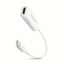 Axagon RVDM-HI14NW adaptador de cabo de vídeo 0,15 m Mini DisplayPort HDMI Branco