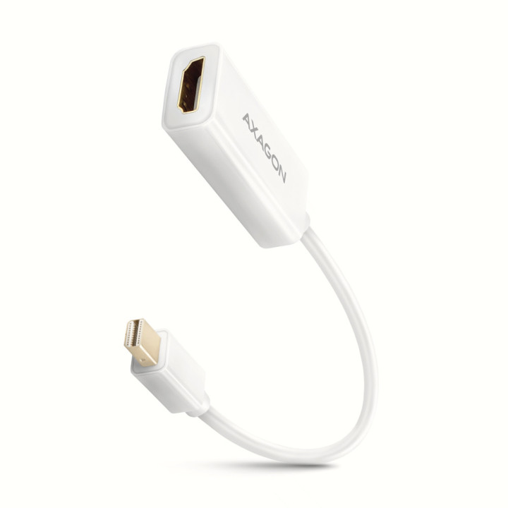 Axagon RVDM-HI14NW adaptador de cabo de vídeo 0,15 m Mini DisplayPort HDMI Branco