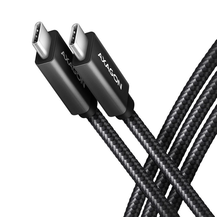 Axagon BUCM32-CM10AB cabo USB 1 m USB 3.2 Gen 2 (3.1 Gen 2) USB C Preto