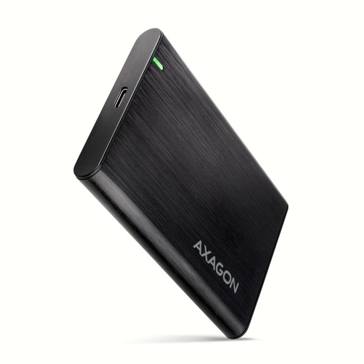 Axagon EE25-A6C Caixa para Discos Rígidos Compartimento HDD SSD Preto 2.5"
