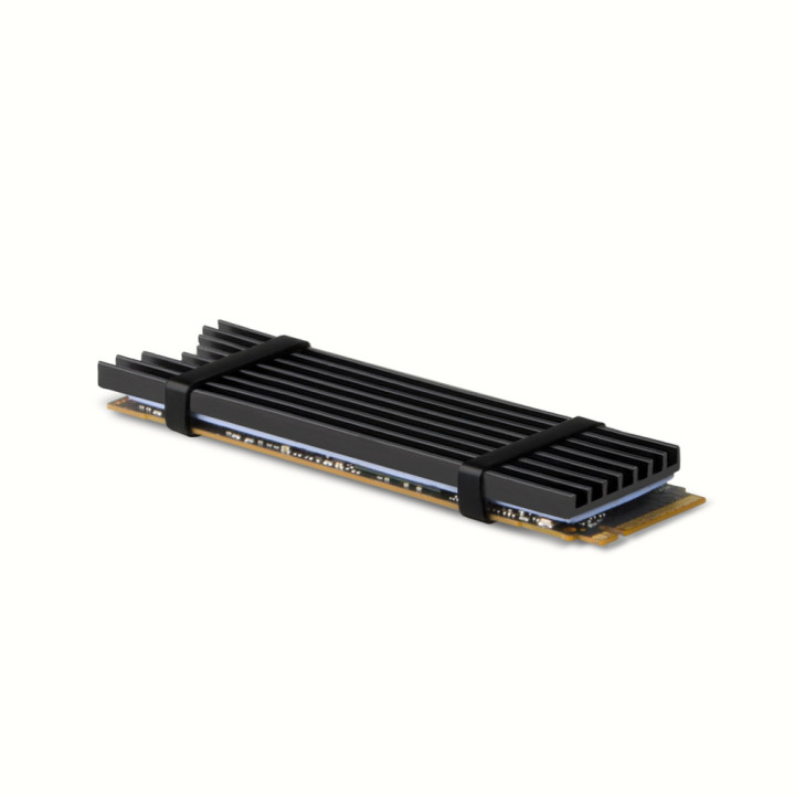 Axagon CLR-M2L3 Sistema de Arrefecimento de Computador Disco de estado sólido (SSD) Dissipador de calor Radiador Preto