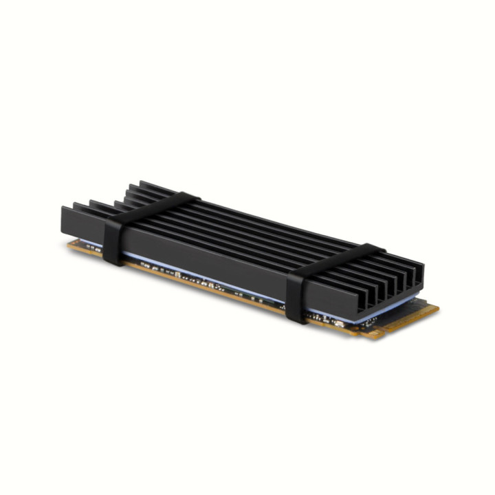 Axagon CLR-M2L6 Sistema de Arrefecimento de Computador Disco de estado sólido (SSD) Dissipador de calor Radiador Preto