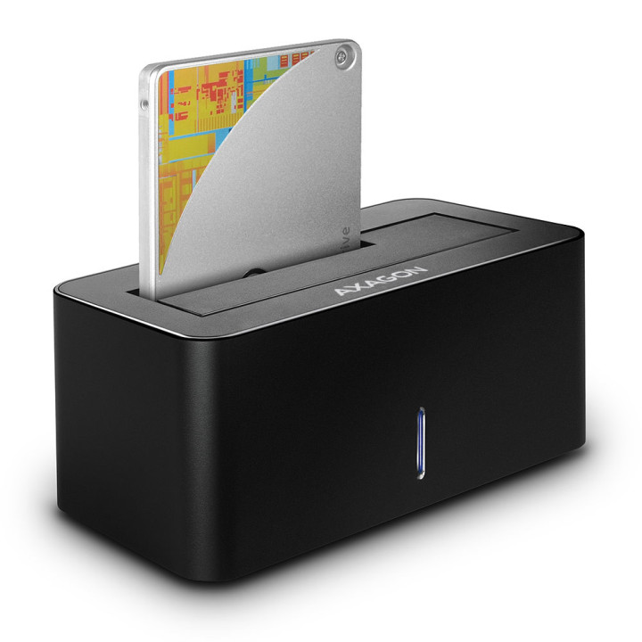 Axagon ADSA-SN Docking Station para Discos Rígidos USB 3.2 Gen 1 (3.1 Gen 1) Type-A Preto