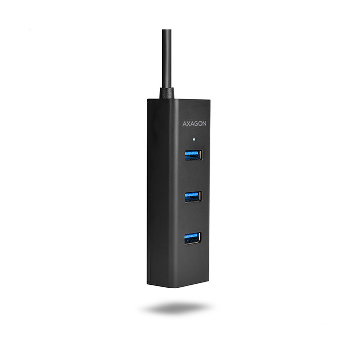 Axagon HUE-S2BP hub de interface USB 3.2 Gen 1 (3.1 Gen 1) Type-A 5000 Mbit s Preto