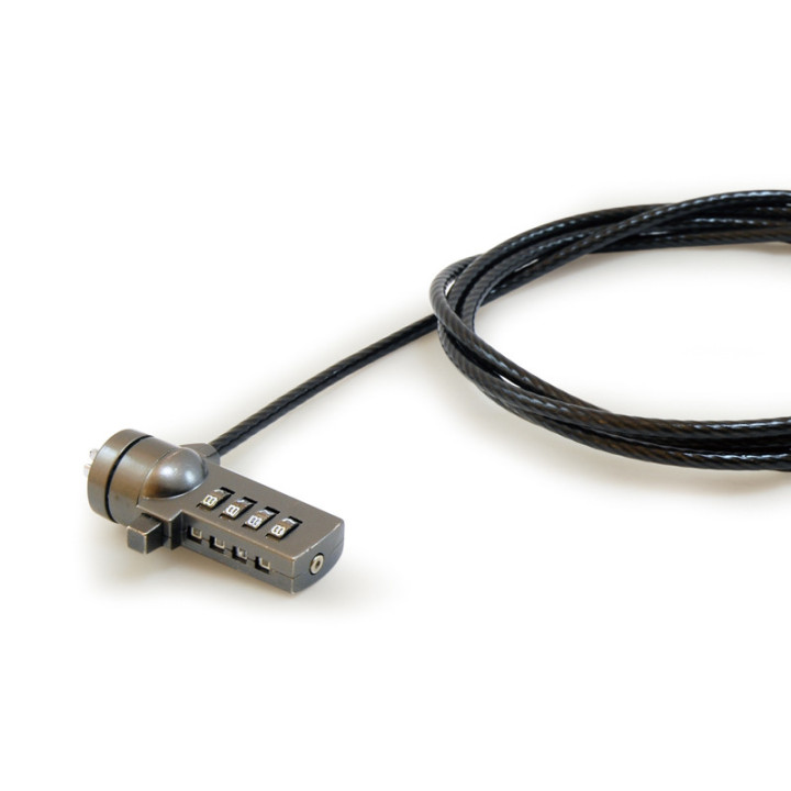 Conceptronic CNBCOMLOCK18 cadeado antirroubo Preto 1,8 m