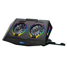 Conceptronic THYIA02B base de refrigeração para computador 43,2 cm (17") Preto