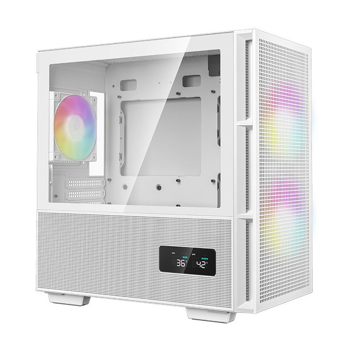 DeepCool R-CH360-WHAPE3D-G-1 caixa para computador Micro Tower Branco